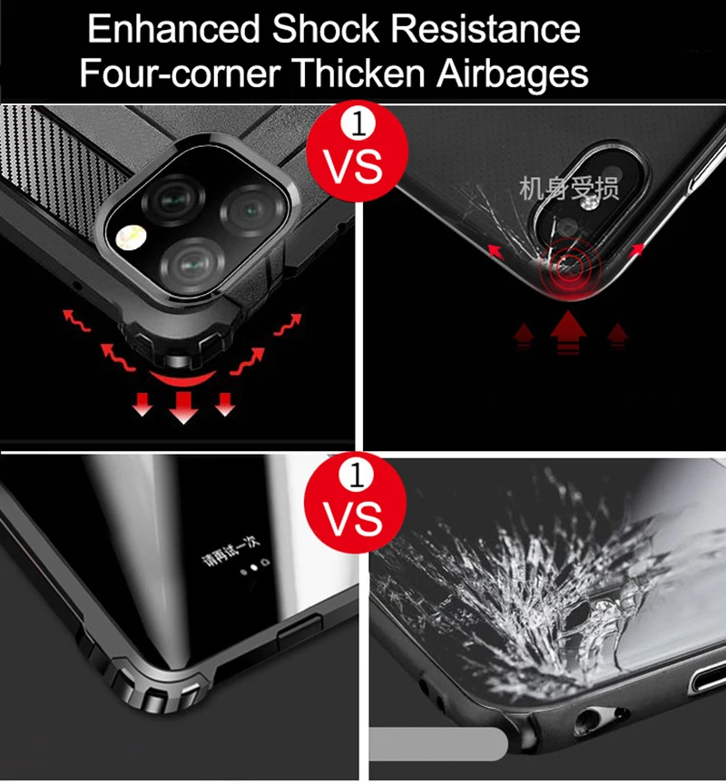 Fabulous Phone Case For RedMi 8 8A 7A 6A 5A 4X 4S 3 K20 Pro Xiaomi Note 10 8T 7 6 5 4 Armor Cover conque | Мобильные телефоны и