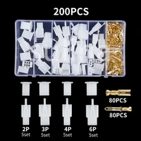 200pcs 2 8mm 2346 pin automotive electrical wire connector male female cable terminal plug kits motorcycle ebike car