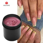 Камуфляжный акриловый гель для наращивания ногтей MSHARE, 300 г, розовый прозрачный УФ-светодиод, жесткий гель для наращивания ногтей, маникюрный дизайн ногтей сделай сам, для домашнего салона, 10,5