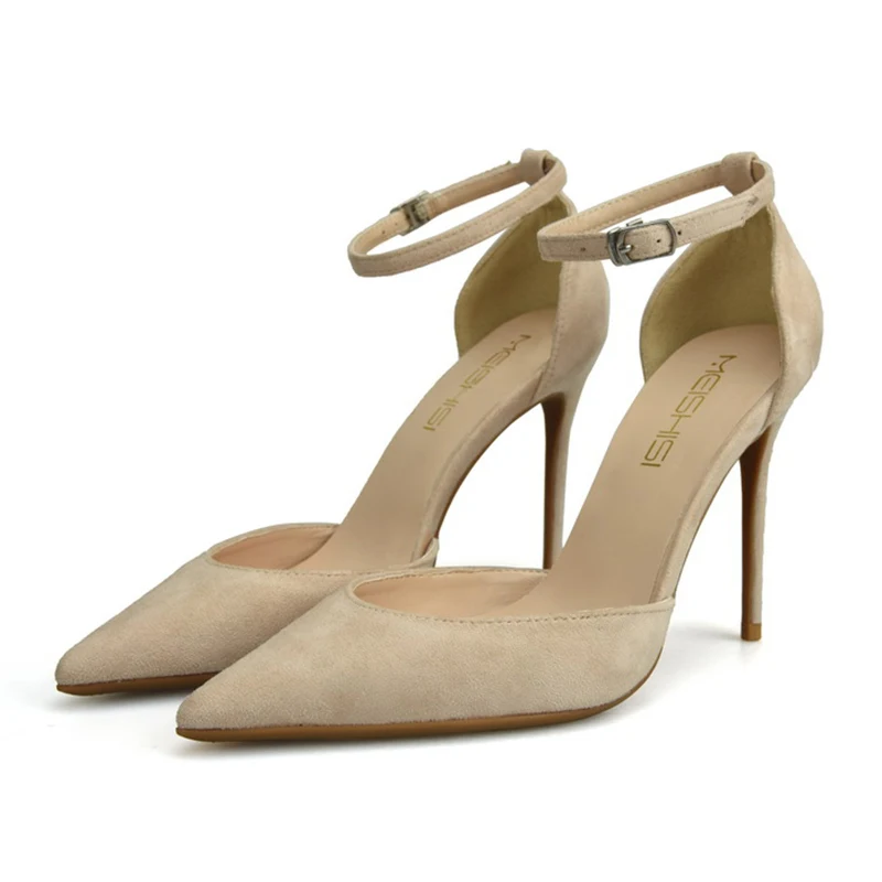 2020 Большие размеры 33 46 женские босоножки туфли лодочки пикантные с острым носком