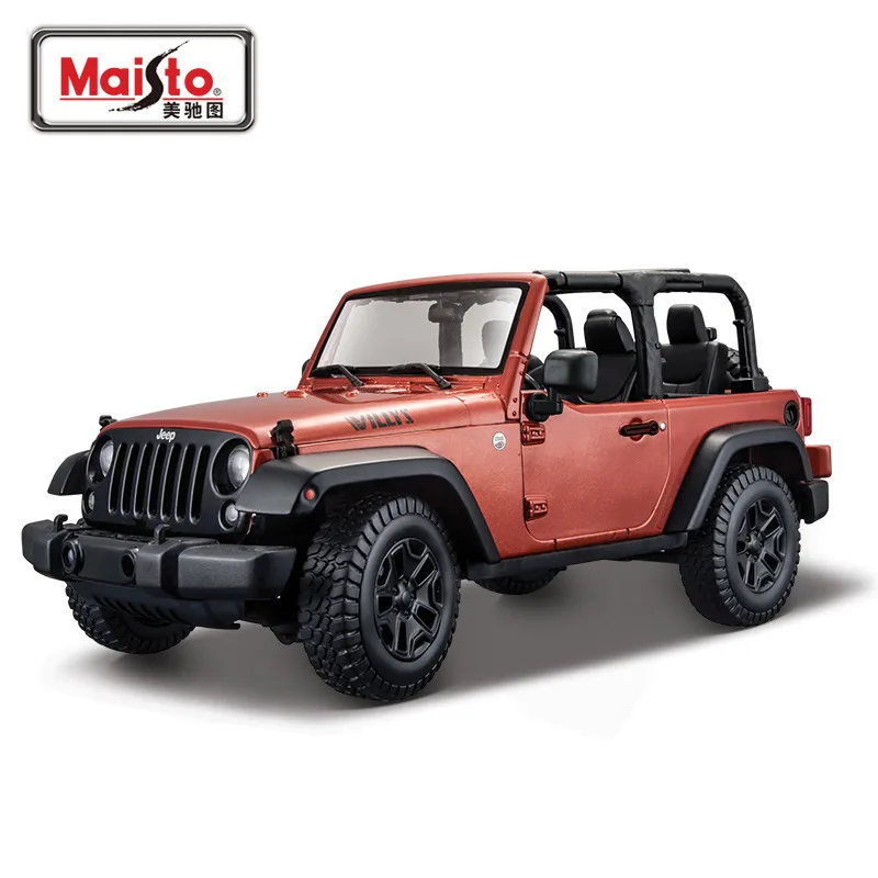 

Maisto 1:18 Jeep Wrangler Alloy Off-Road Vehicle Model Exquisite Car Simulation Collection Gift Toy Die Casting Model Boy Toy