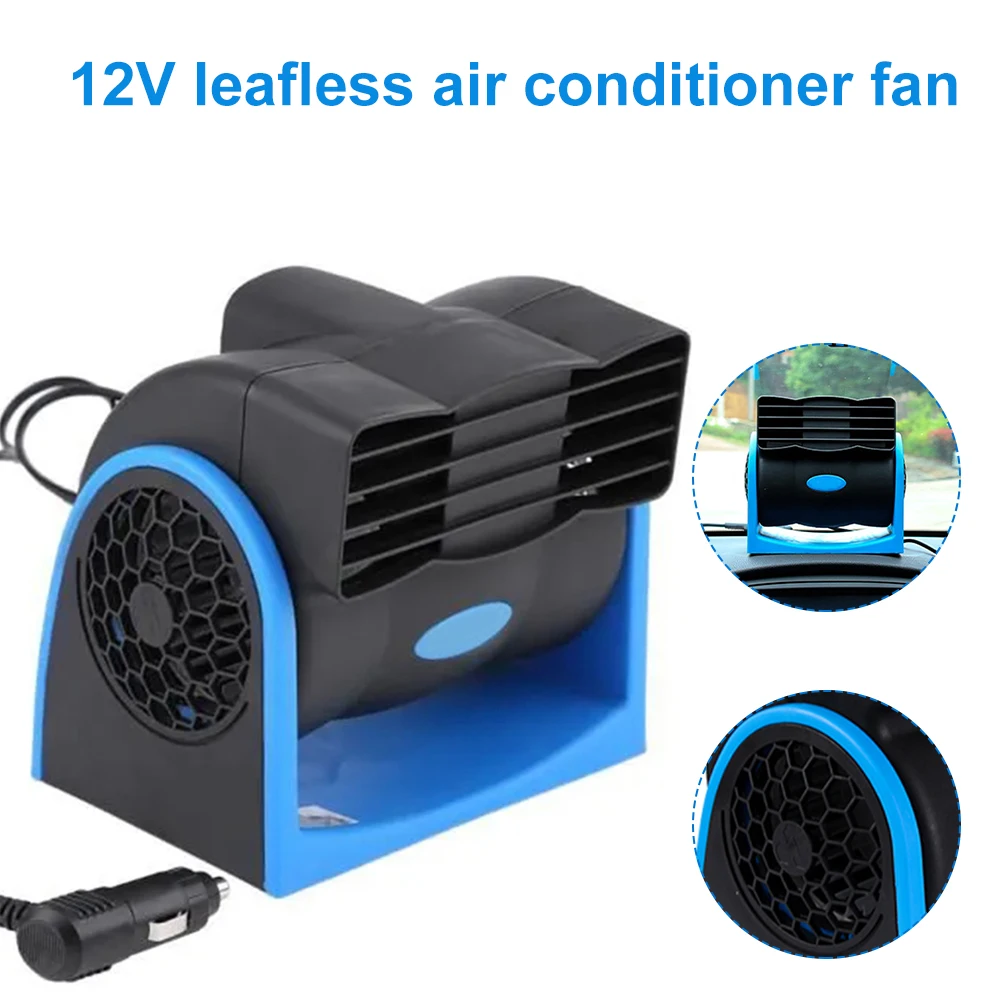 

Mutifunctional Mini Cooling Fan Air Cooler 12V LED USB Personal Space Cooler Fan Car Air Conditioner Portable Refrigeration Fan