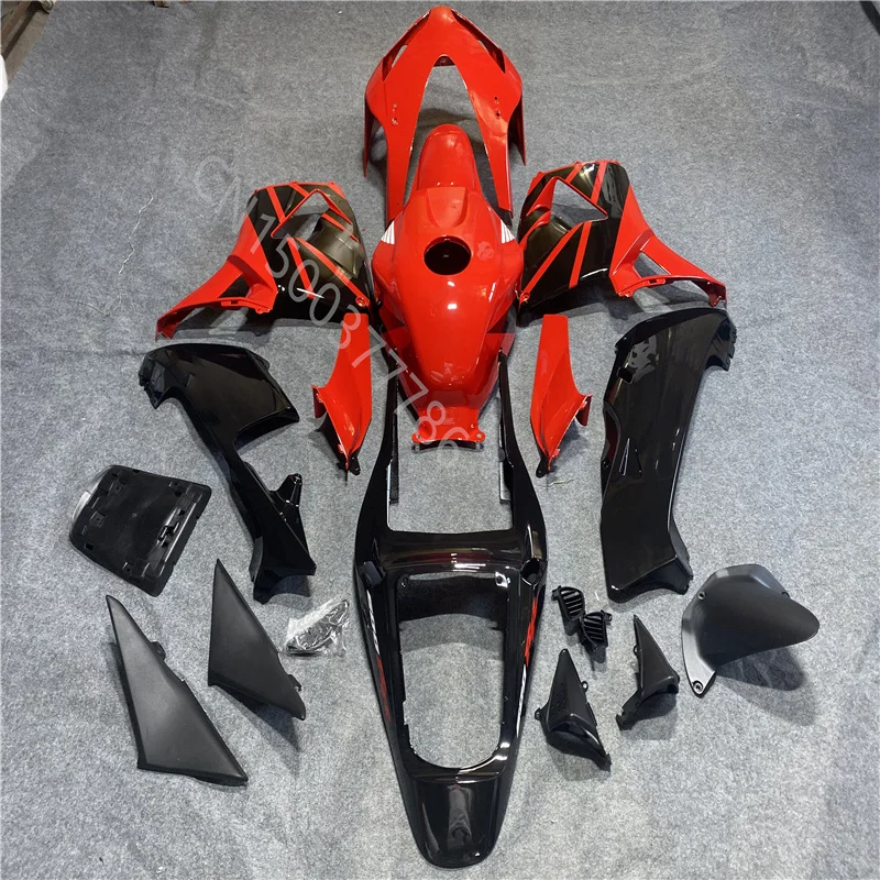 

Высококачественный комплект обтекателей ABS для CBR600RR F5 2005-2006 CBR 600RR CBR 600 05 06, Красный, Черный Пластиковый обтекатель для мотоцикла