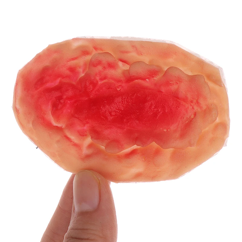 Страшные 3D Хэллоуин имитация шрамов водонепроницаемая фотовспышка кровавый