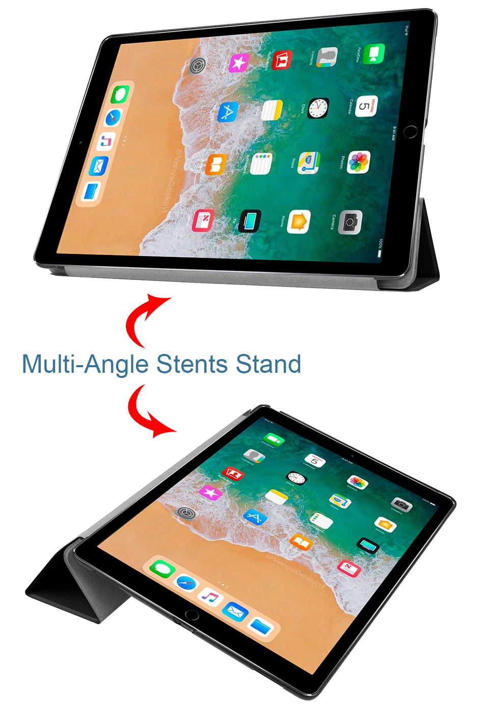 MTT мраморный Чехол для iPad Pro 12,9 '' версия из искусственной кожи откидная подставка защитный чехол для планшета Авто Режим сна/пробуждения