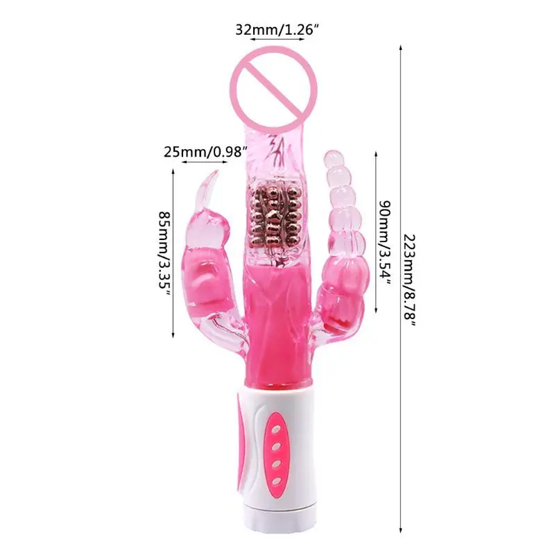 Женский Вибратор для точки G с 16 режимами вибрации Вращающийся Массажер взрослых