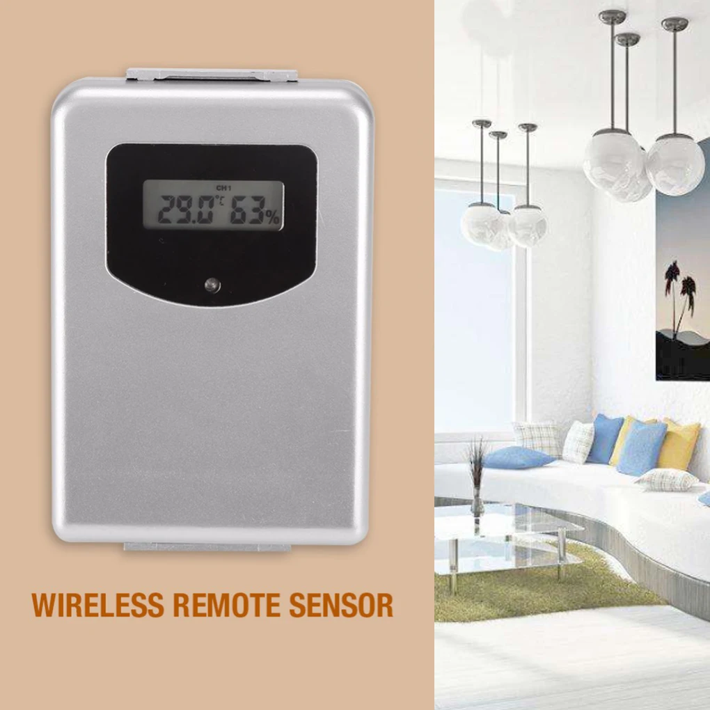 Новая беспроводная метеостанция для прогноза температуры с 433 МГц цифровой