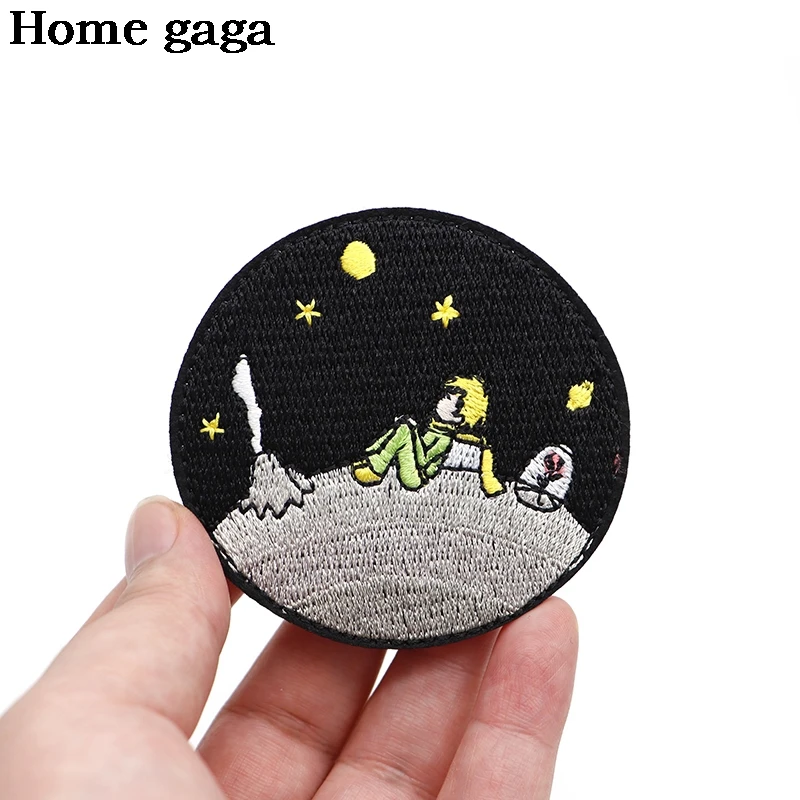 Homegaga Маленький принц вышитые патчи утюгом на шитье для шляпы сумки аксессуары