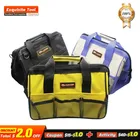 Сумка для инструментов MPT из нейлона и холста, водонепроницаемый Органайзер без ремня, портативная двойная сумка из ткани Оксфорд для хранения, закрытый верх и широкий отверстие, набор инструментов