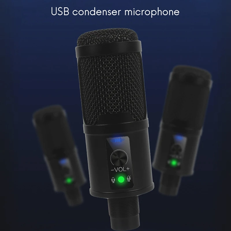

USB Condenser Recording Microphone Kits for Laptop Windows PC Professionnel Studio Recording Vocals Voice Over,YouTube