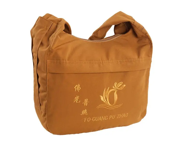 canvas buddhist monk pack bags shaolin monks kung fu crescent packages Buddha prayer zen arhat lay meditation bag | Спорт и