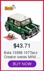 Bela 10568 1077 шт. серия Creator MINI Cooper car MK VII строительные блоки кирпичи Детские Друзья игрушки Рождественский подарок 10242