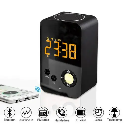 3600 мАч 5 0 беспроводной Bluetooth динамик наружный светодиодный дисплей 3D объемный