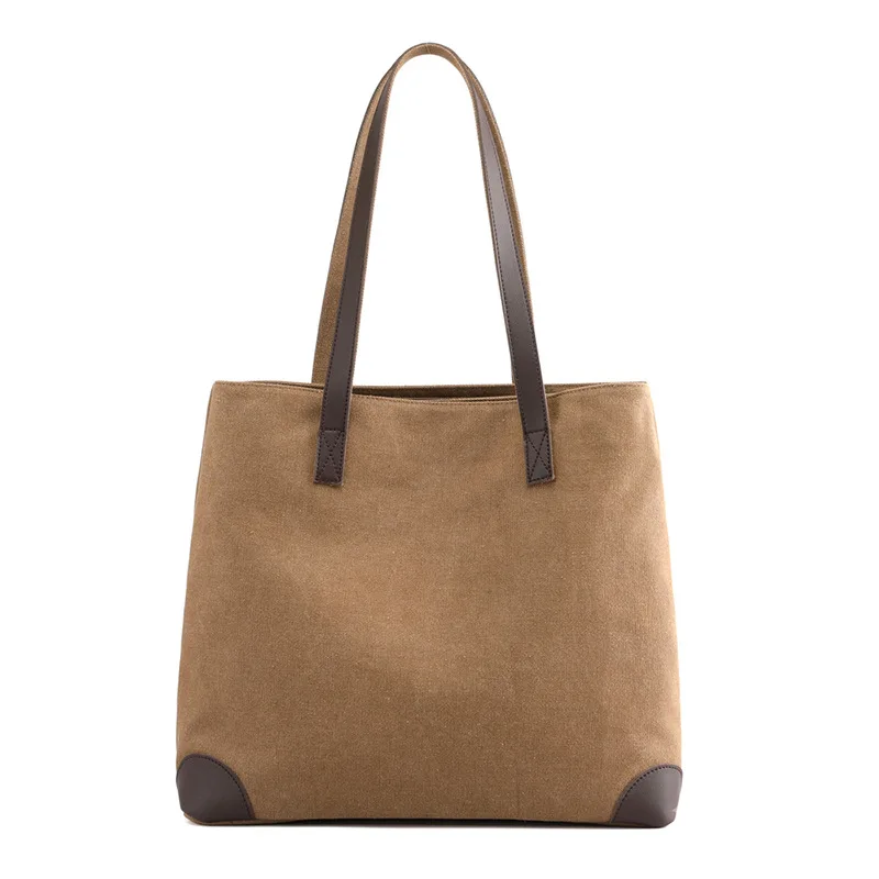 

Винтажные парусиновые сумки-шопперы для женщин большой 3 слоя, брендовые сумки, сумки через плечо, на каждый день женские сумки модные больш...