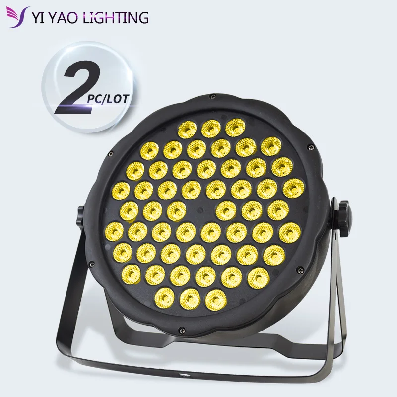 2 шт./лот светодиодное освещение RGBW светодиодные светильники Par 3 Вт x 54 светодиод