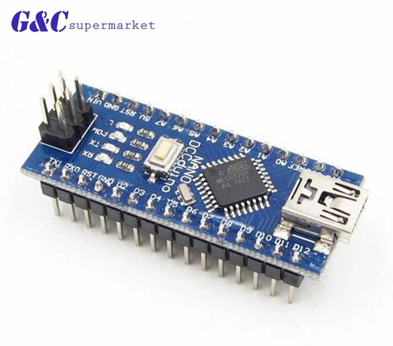 Макетная плата Nano V3.0 ATmega168/328 P CH340G/5 В 16 м микроконтроллер для arduino ATF DIY Электроника