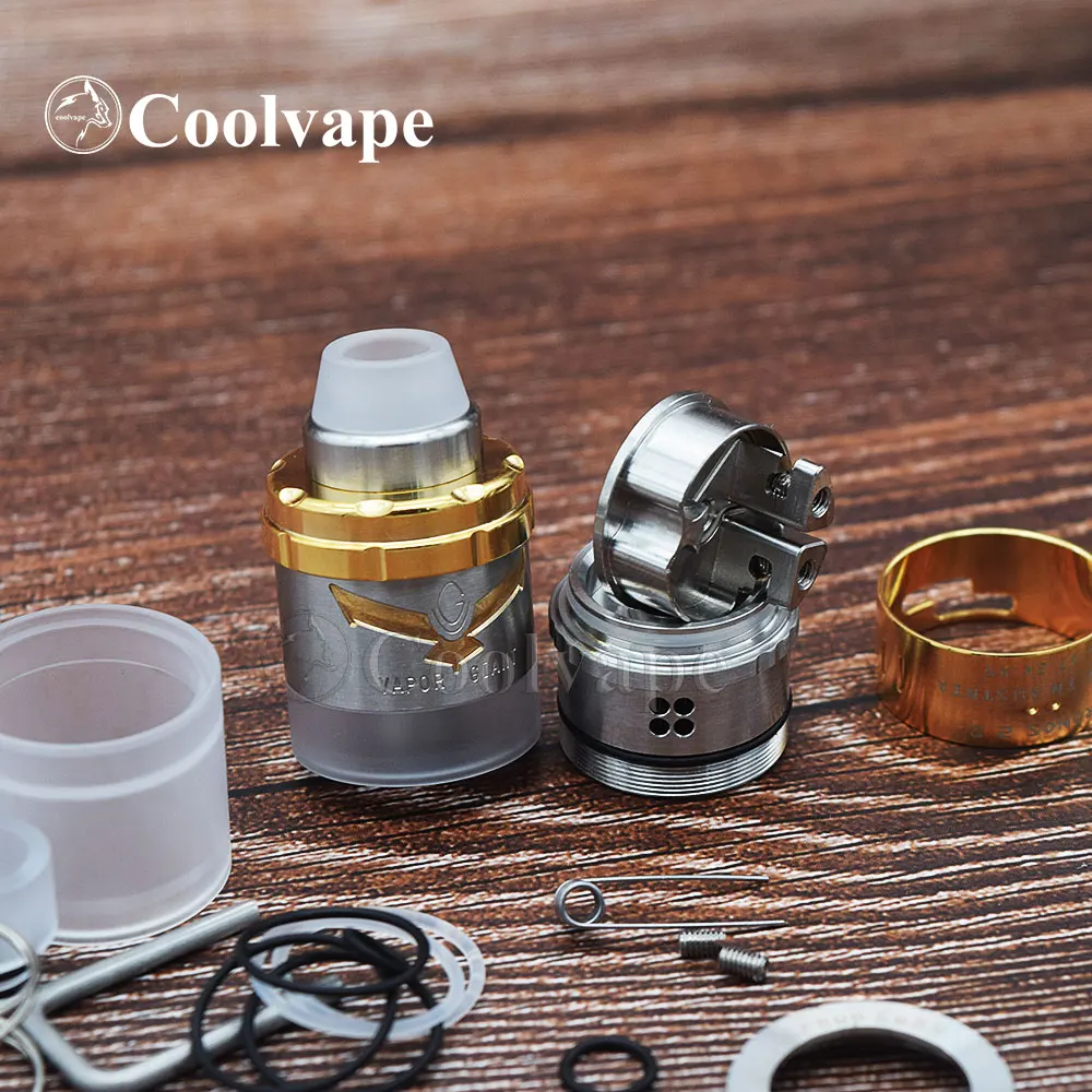 Coolvape Vapor Giant Kronos 2 S rta 4 мл 23 мм перестраиваемый регулируемый поток воздуха MTL или DL