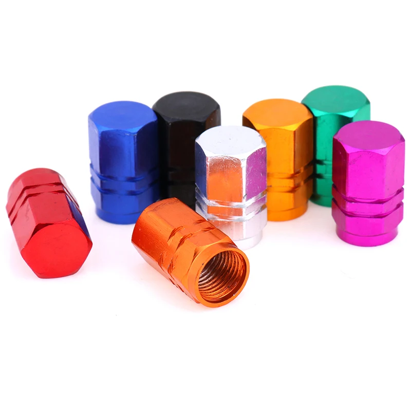 4 X Valve Aluminum Hexagon Eight Colors To Choose From