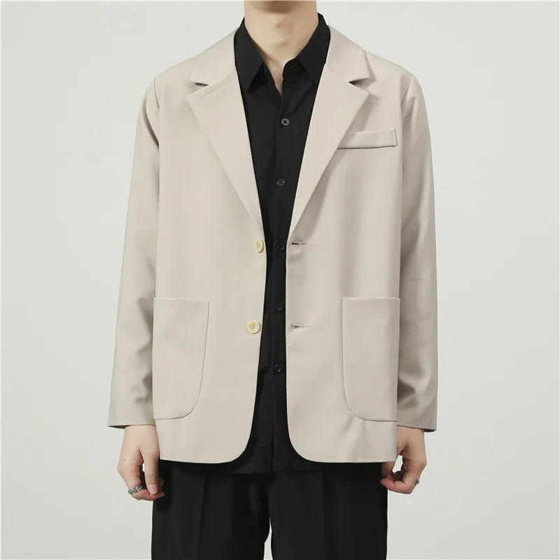 Маленький мужской костюм с оборками красивый весенний черный для отдыха куртка