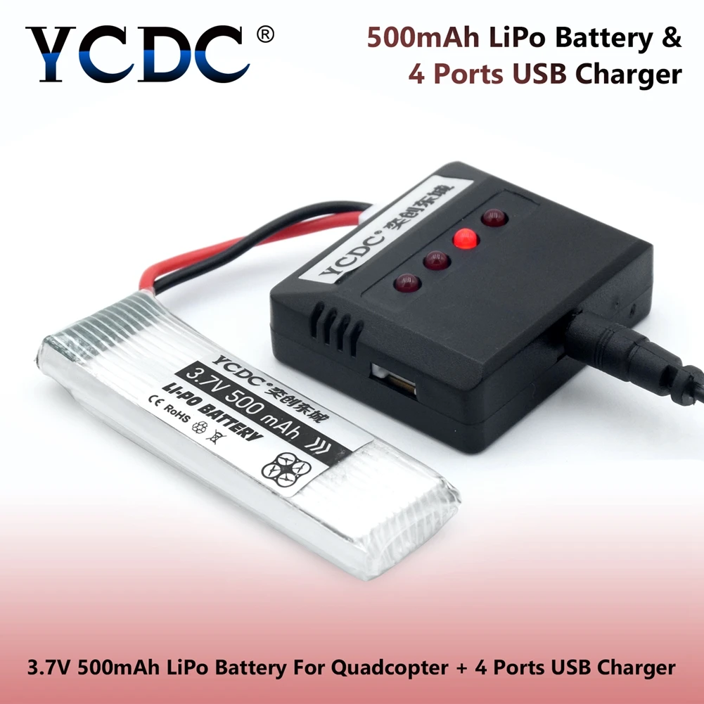 4 шт. литий полимерный аккумулятор для квадрокоптера 3 7 в 380 1200 мАч + зарядное