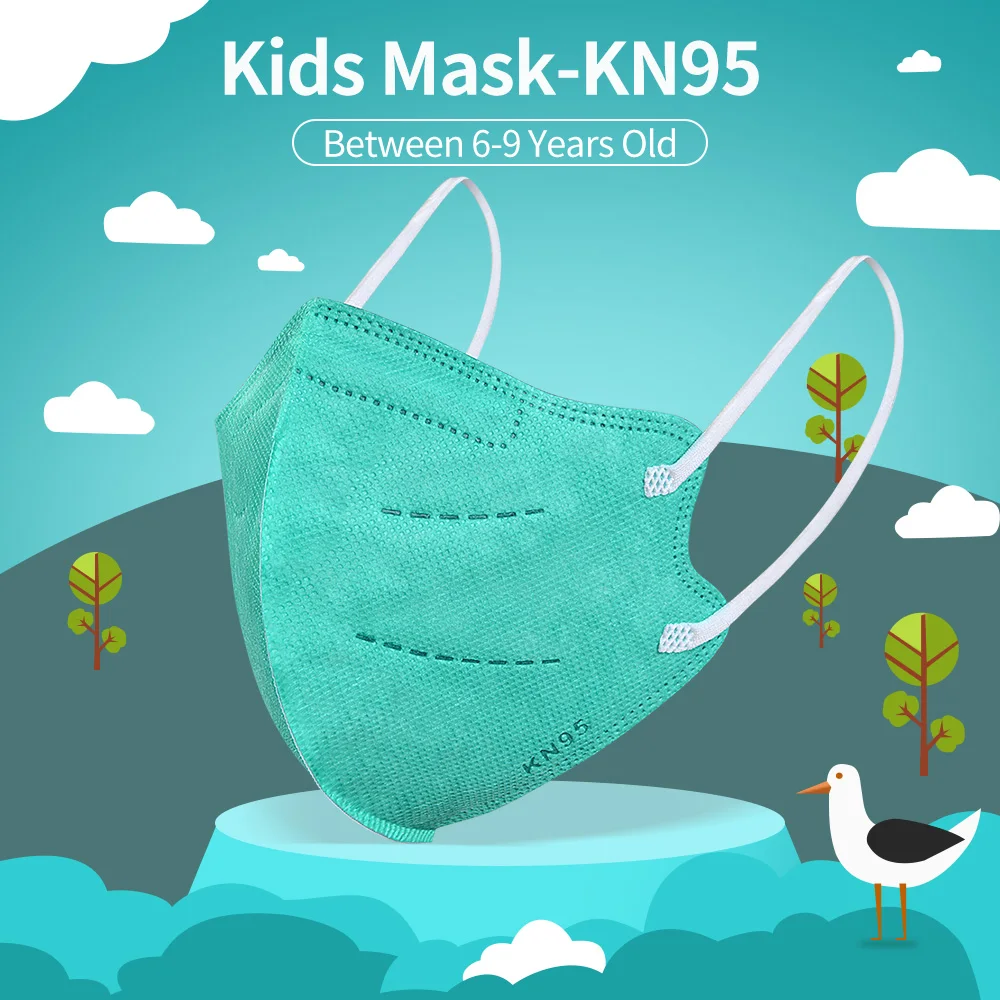 Детские FFP2 KN95 маска ребенок FFP2mask детская Респиратор для лица маленьких мальчиков