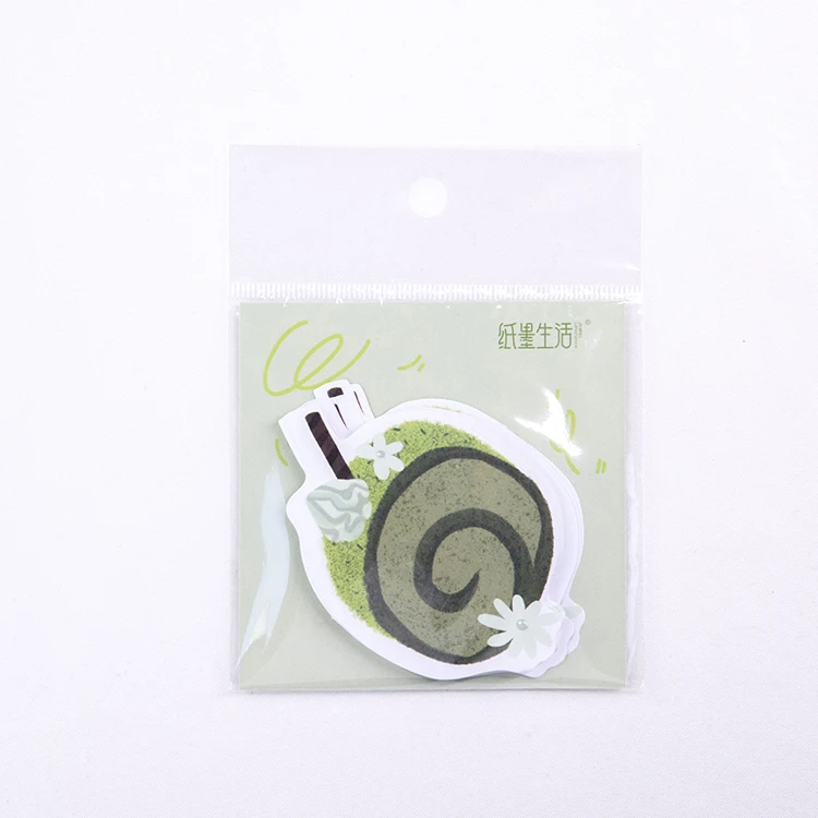 Mohamm Paper and Ink Life Note Paper TeaBreak Series Creative Fresh Message Memorandum 30PCS - Цвет: I