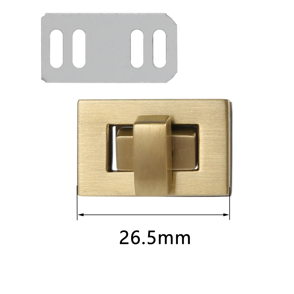 Металлическая квадратная сумка 2 6 см поворотный замок поворотная застежка