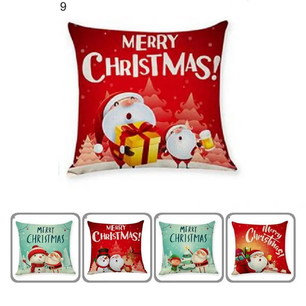 

Наволочка легкая наволочка льняная сменная популярная декоративная наволочка на Рождество