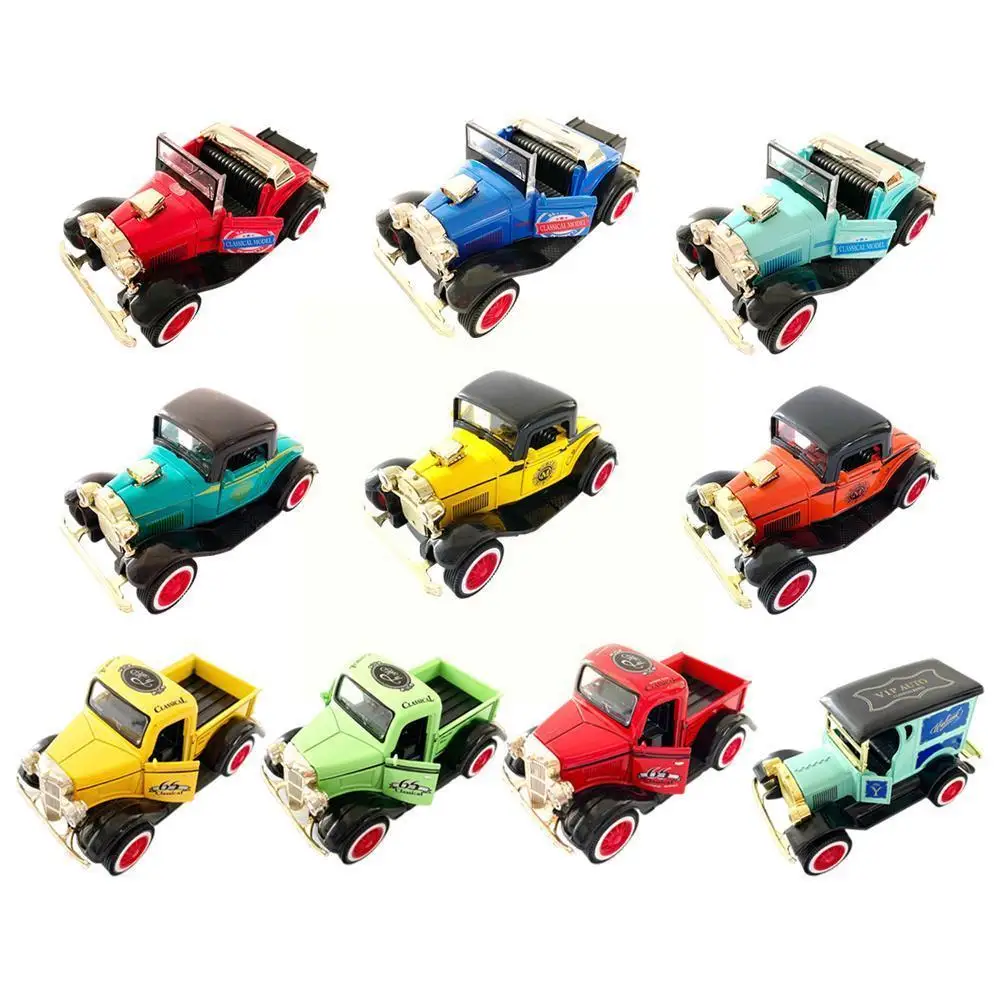 

Классический гоночный автомобиль из сплава, модель автомобиля под давлением, винтажная модель автомобиля, игрушки для детей, подарок X9u7