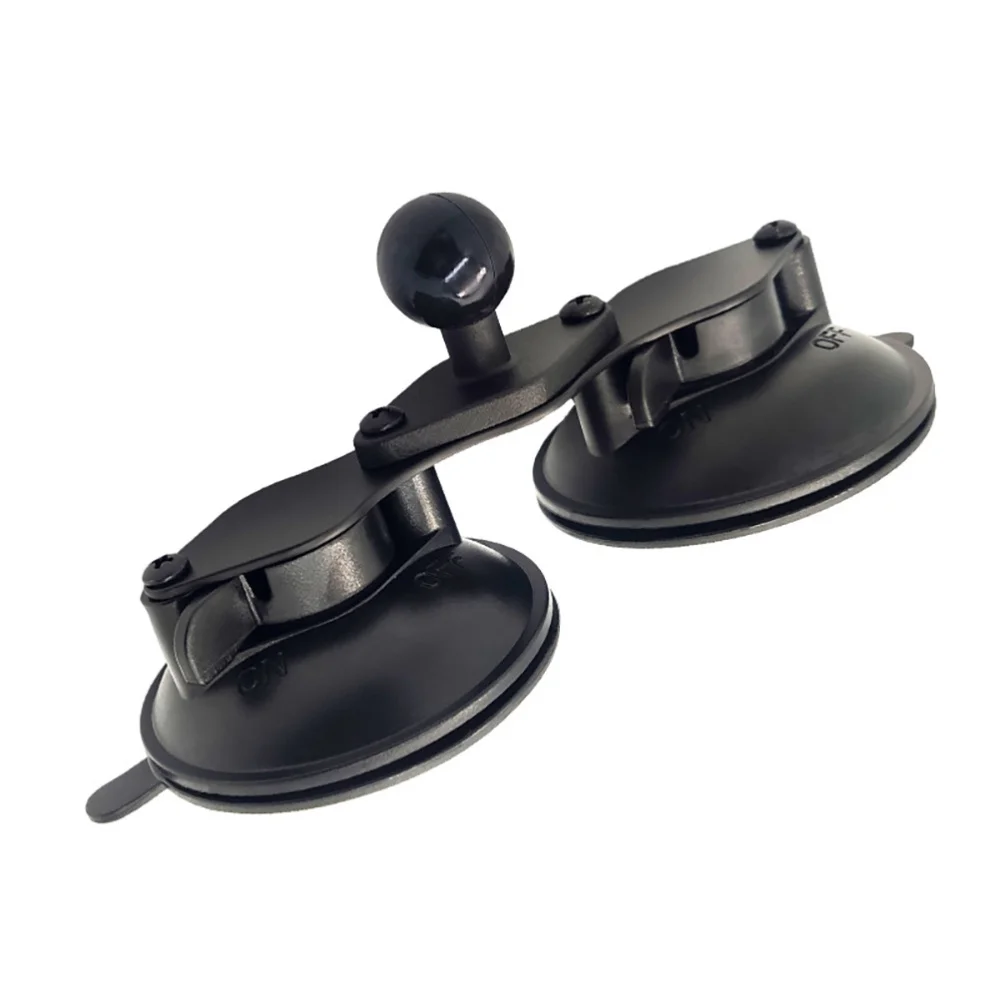 

Windshield Double Suction Cup Base GPS Holder Adjustable Mounting Pedestal