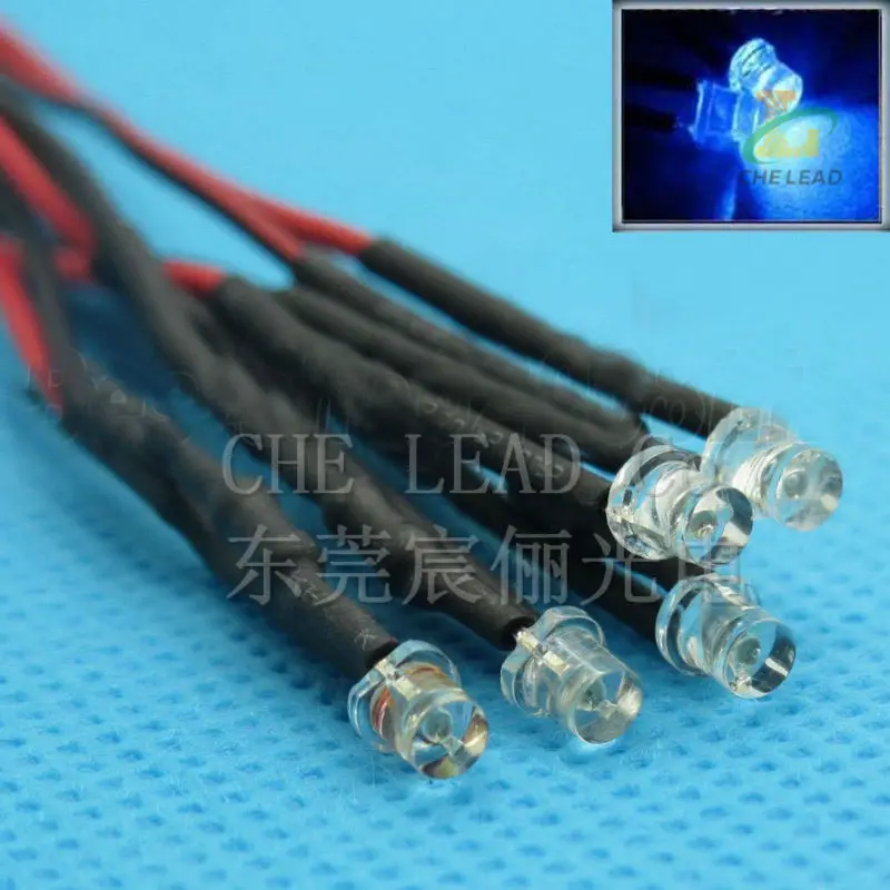 Низкая цена 100x3 мм ярко-желтый свет 20 см 12 В предварительно проволочный плоский