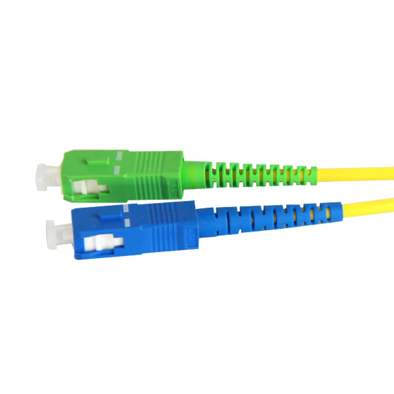 20pcs 1M SCAPC to SCUPC fiber optic cable sx core patch cord Singlemode Simplex 9/125 2.0mm or 3.0mm ftth cable fibre optique