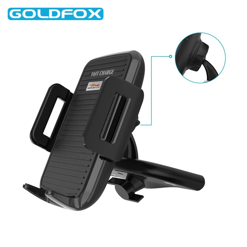 Беспроводное Автомобильное зарядное устройство с креплением на вентиляционное