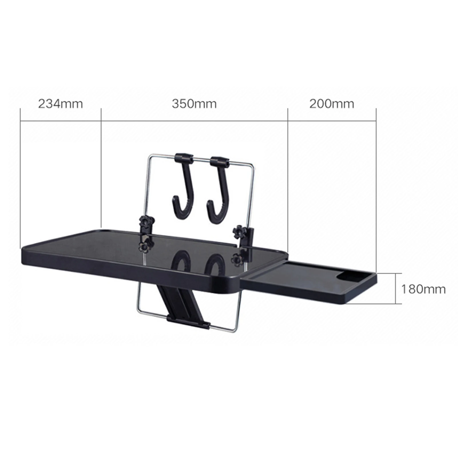 Universal Foldable Car Table Laptop Desk Computer Rack Shelf with Drawer Hook | Drinks Holders
