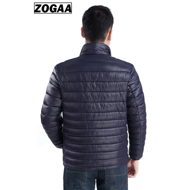 ZOGAA мужская одежда из хлопка зимняя новая пуховая Высококачественная куртка