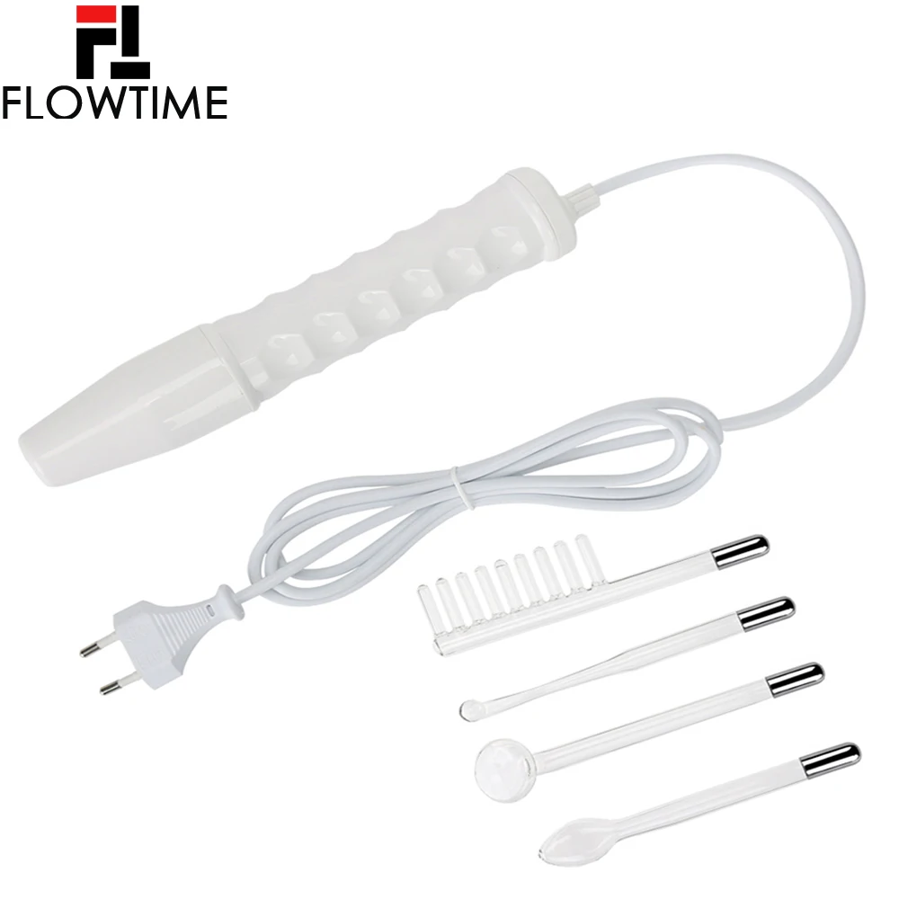 Высокочастотный электрод для лица стеклянная трубка палочка 4 в 1 уход за кожей