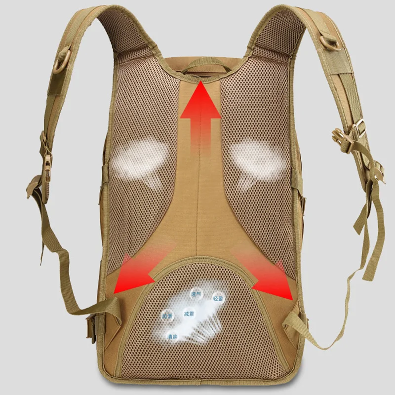 Вместительный армейский мужской тактический военный рюкзак 30 л большой