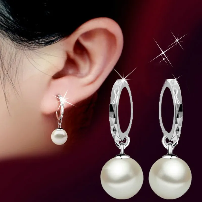 Великолепная Горячая Распродажа Белый AAA кубический цирконий жемчуг модные