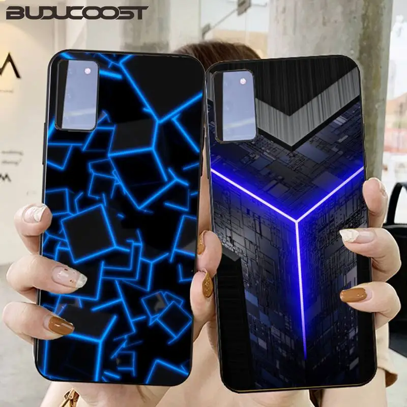 

Neon cube Phone Case for Samsung S6 S7 edge S8 S9 S20 S21 S30plus ultra S21/S30 S10-5G lite 2020 S10E