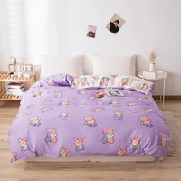 colorful rabbit and bear bedding set duvet cover set pillowcase home textiles 23pcs bed linen king queen size dropship