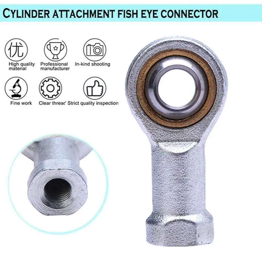 1 шт. Железный рыбий глаз шарнир M4 Женская резьба правая рука стержень торцевой