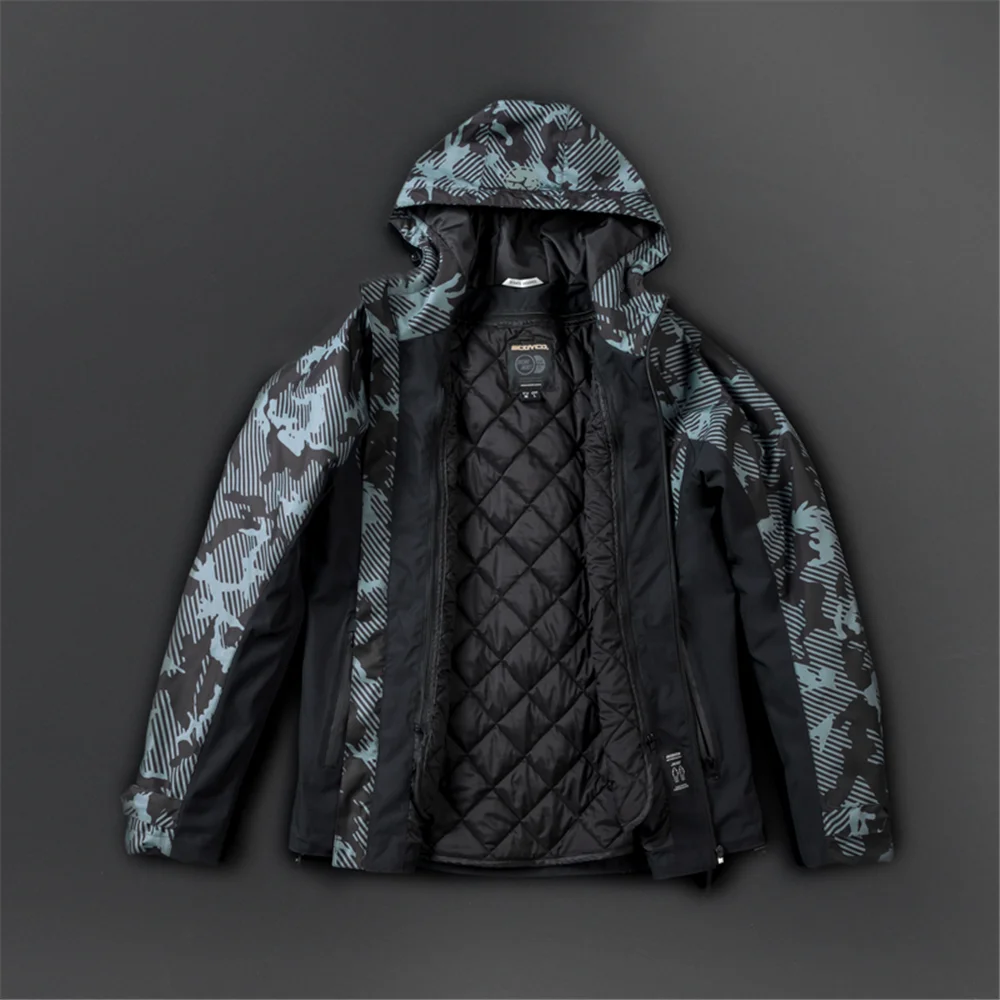 SCOYCO мотоциклетная куртка Защитное снаряжение Светоотражающая зимняя для