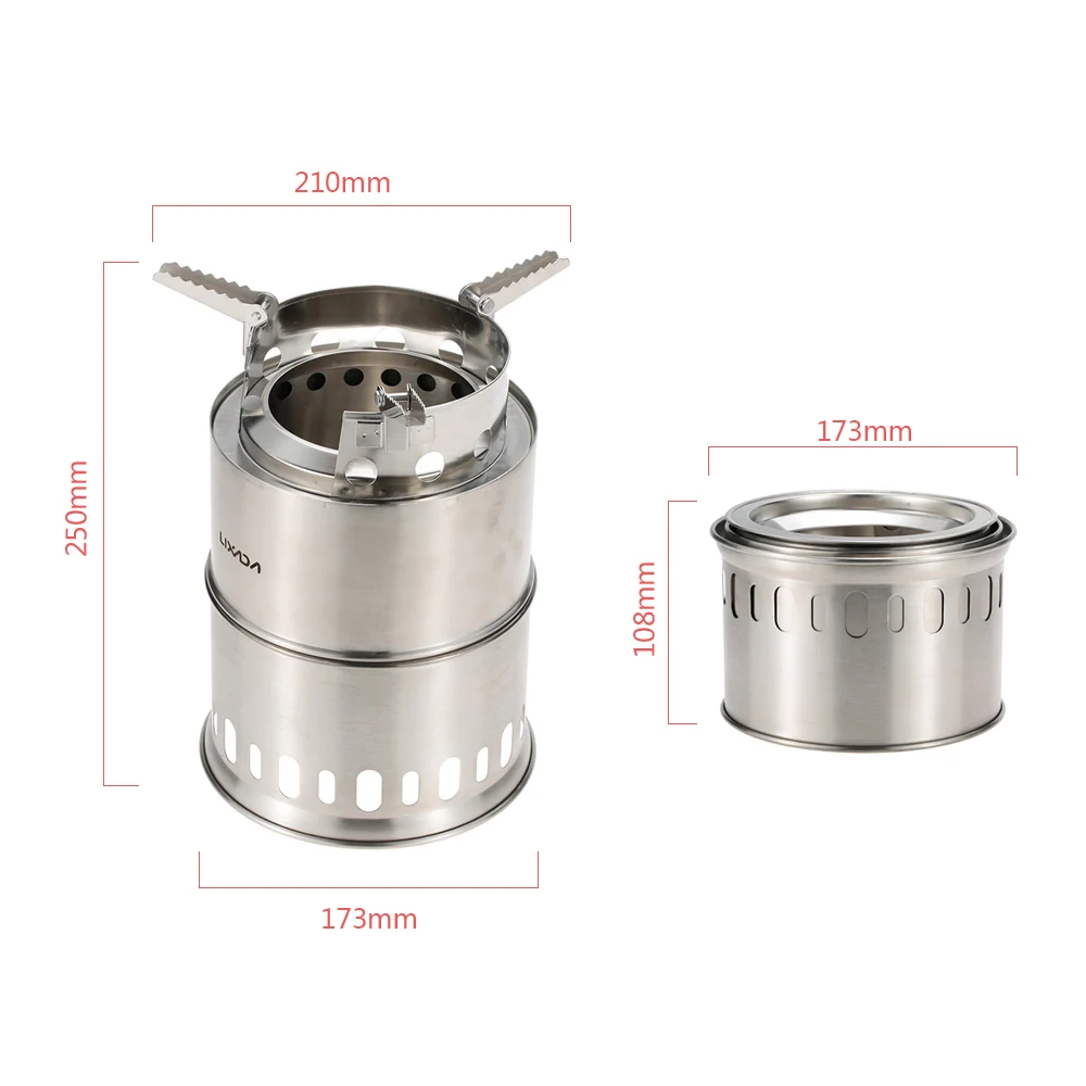 Деревянные печи горящая печь для кемпинга горелка собранная плита легкая