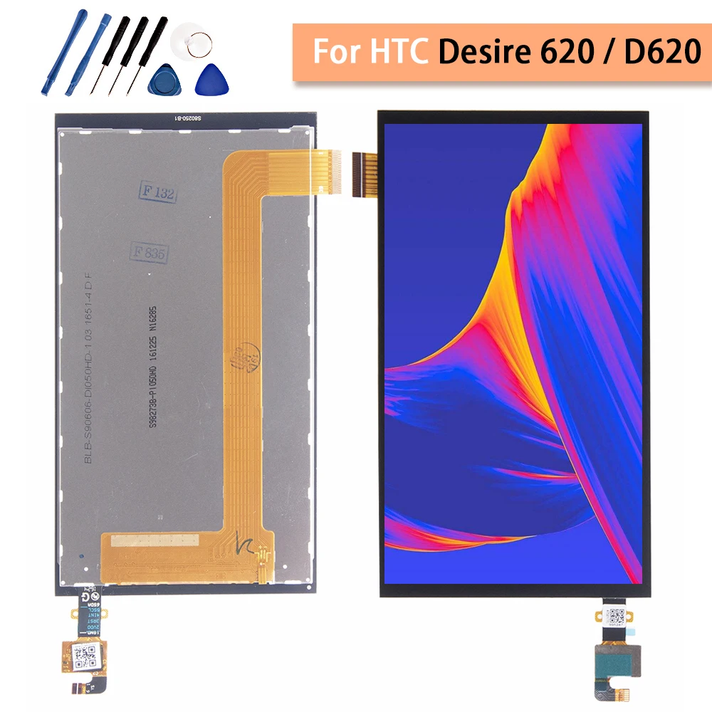 Качество 100% тестирование для HTC Desire 610/D610 ЖК дисплей сенсорный экран дигитайзер