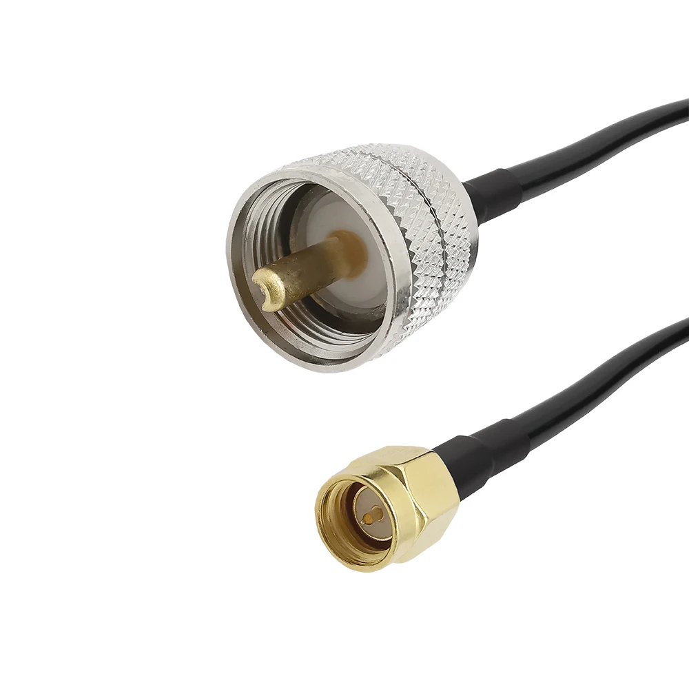 Коннектор SMA папа-папа UHF папа SO239 радиочастотная антенна LMR200 ОТРЕЗОК кабеля для