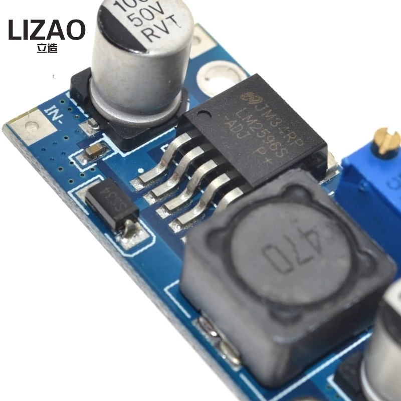 Регулируемый модуль регулятора DC-DC LM2596 LM2596S устройство 3A вход 4 В-35 В выход 1 23 в-30 в
