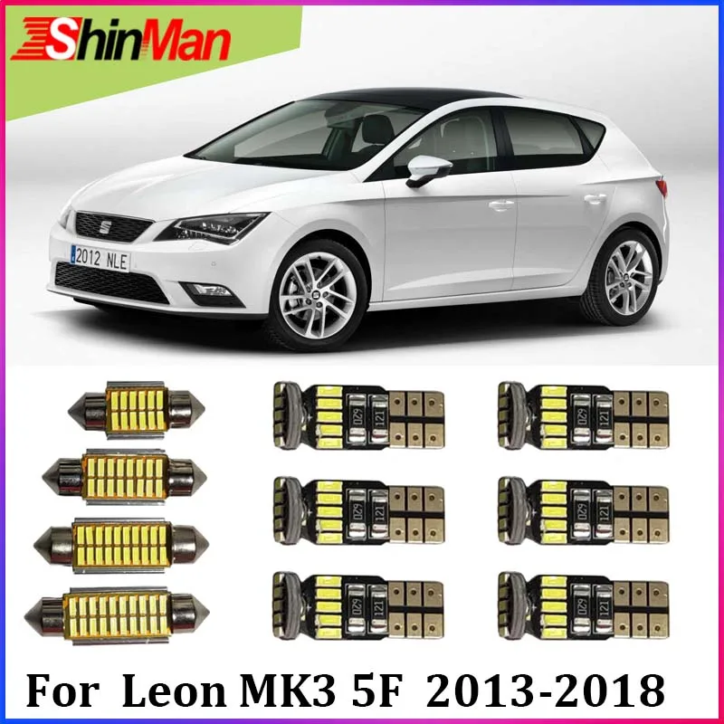 ShinMan14X светодиодный автомобильный светильник автомобиля интерьер ing для Seat Leon MK3 5F
