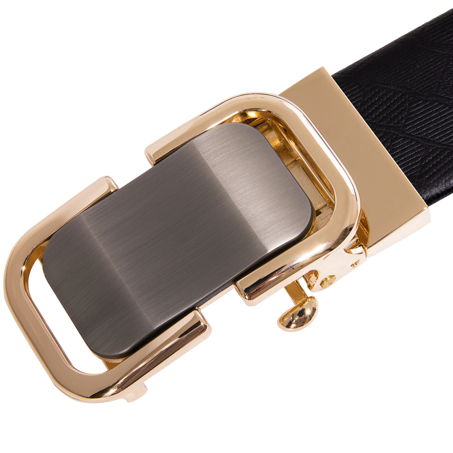 Мужской ремень из натуральной кожи с автоматической пряжкой | Аксессуары для