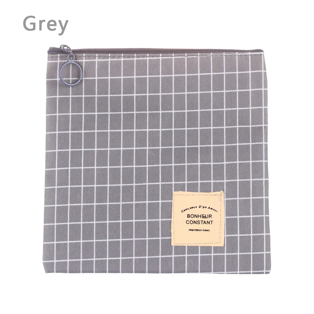 Grey 1 шт. горячая Распродажа мини-кошелек для ключей унисекс, Холщовая Сумка, маленький кошелек на молнии для монет, держатель для карт, кошелек, четыре цвета - Цвет: Grey