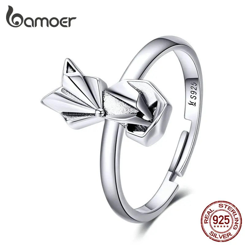 

Женское кольцо bamoer Floding с лисой, из серебра 925 пробы